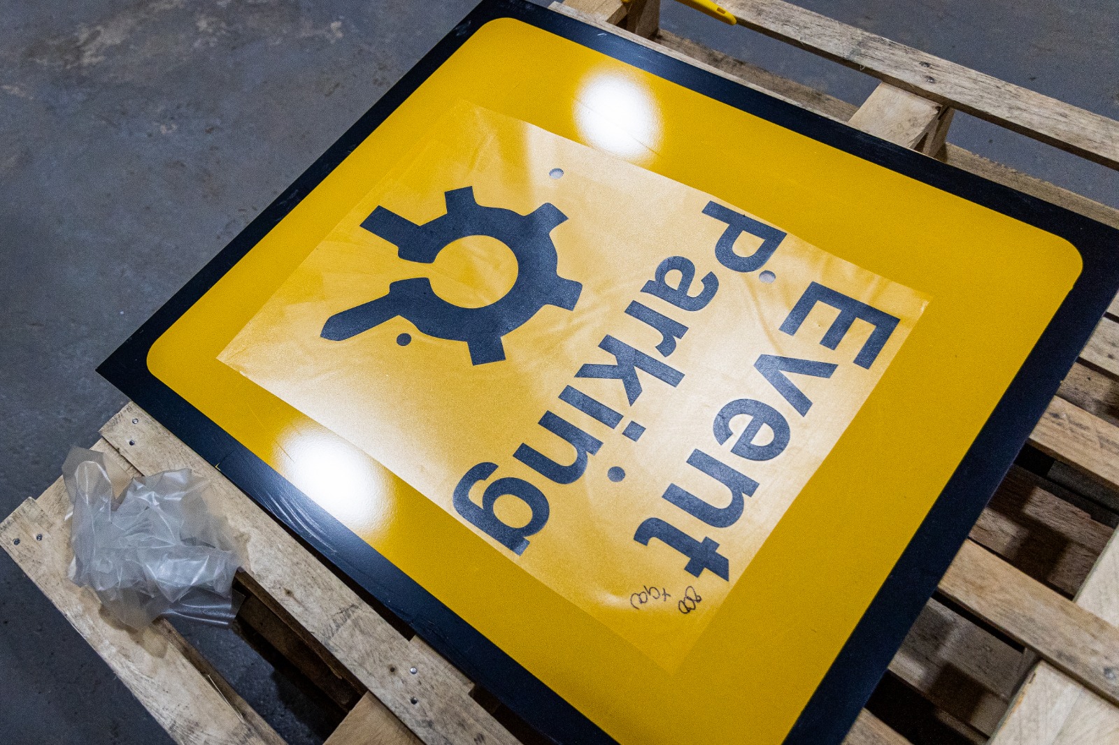 Event Parking Sign