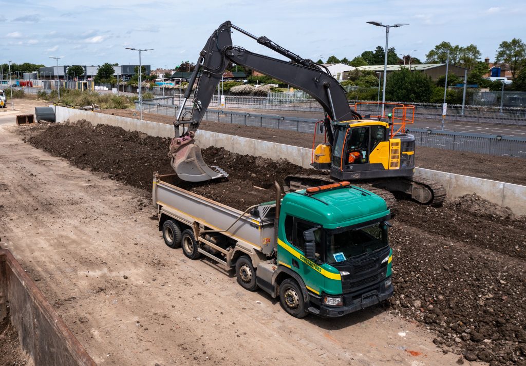 Construction work site