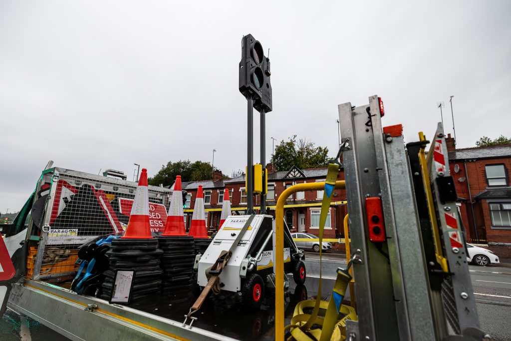 Temporary Traffic Lights