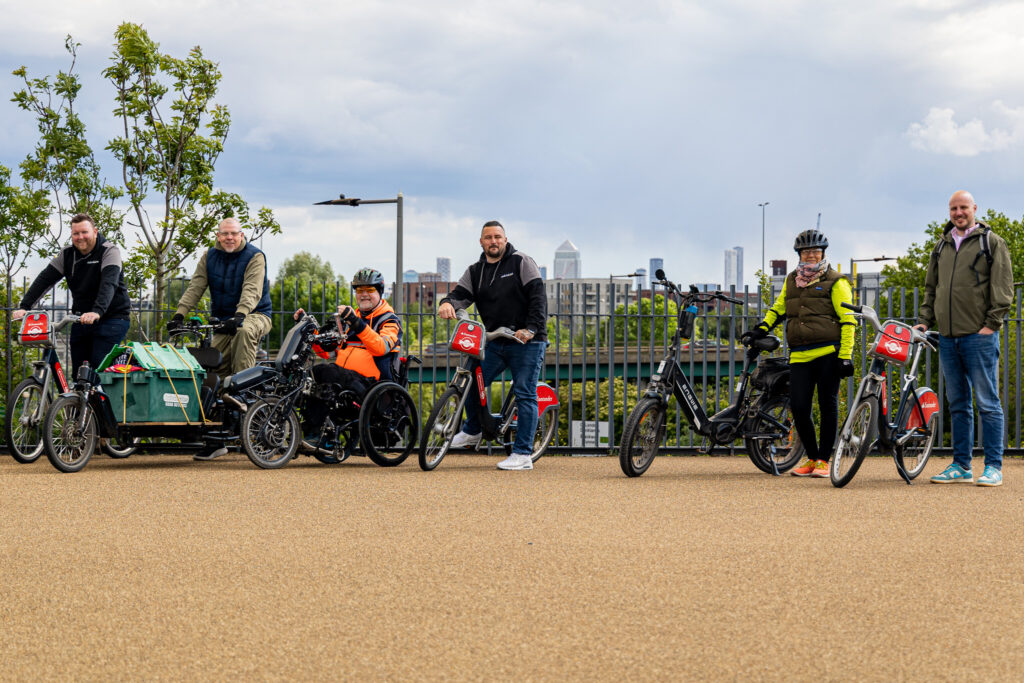 Cyclists London Traffic Management